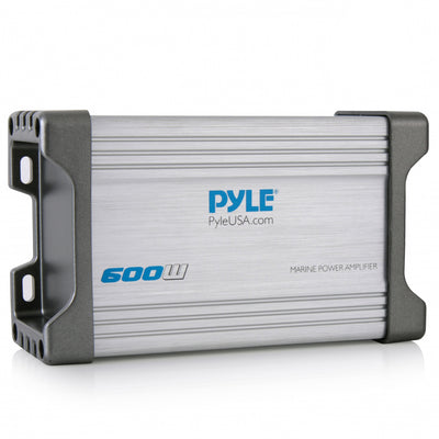 Pyle Waterproof 600 W 2 Channel Marine Power Audio Amplifier for Boats (4 Pack)