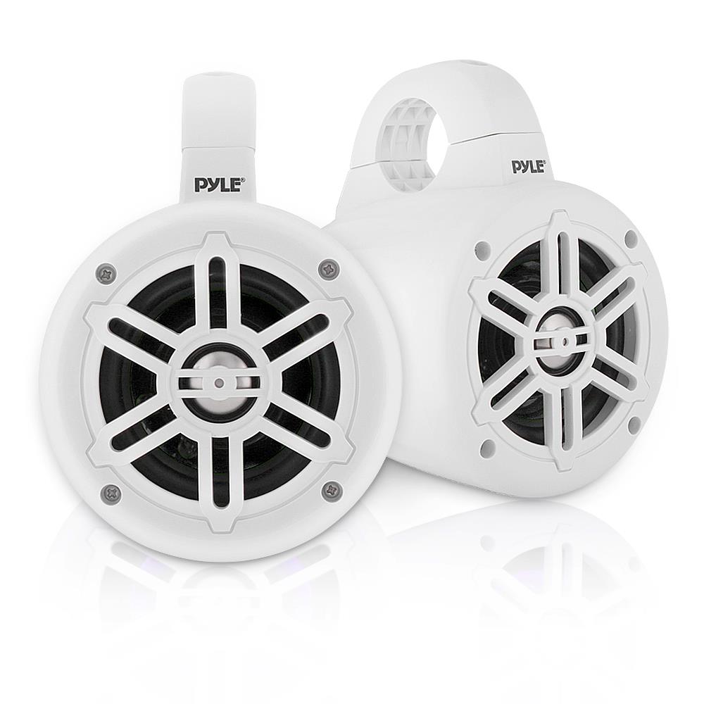 Pyle PLMRWB45W 4" 300 Watt Waterproof Marine Tower Speaker System(1 Pair) (Used) - VMInnovations