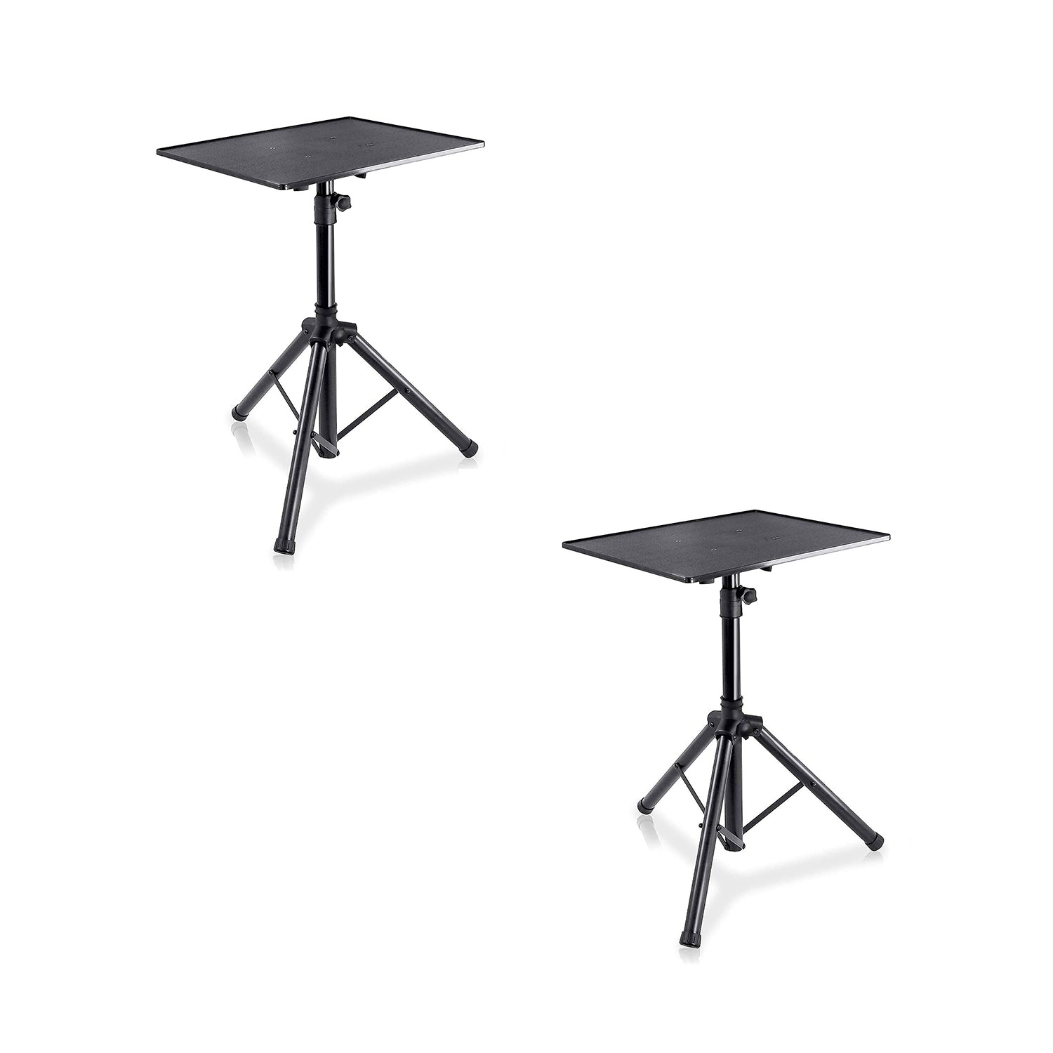 Pyle Universal Adjustable Tripod Design DJ Laptop Device Stand Holder (2 Pack) - VMInnovations