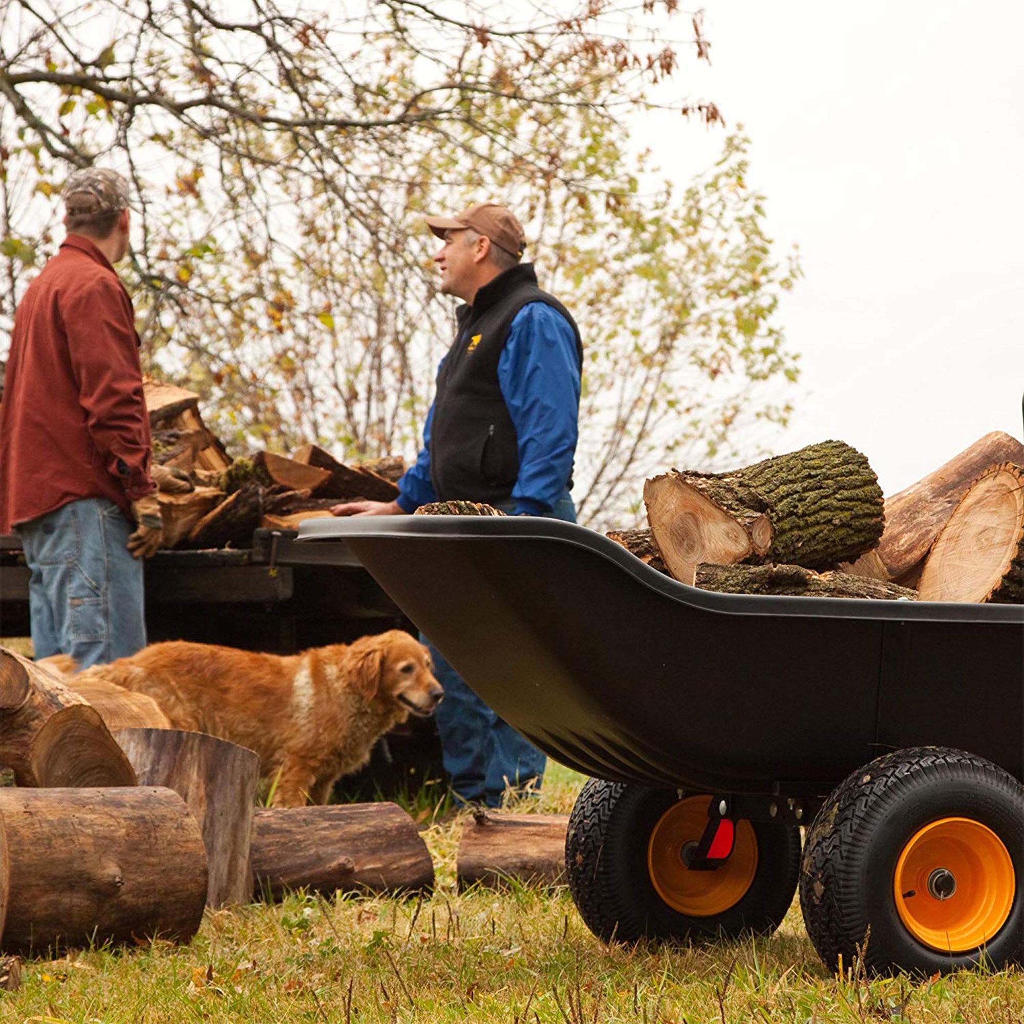 Polar Trailer PLR 8232 HD 1200 Lawn Yard Outdoor Utility and Hauling Trailer - VMInnovations