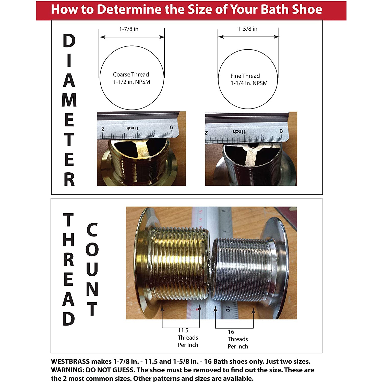 Westbrass 1.25 Inch Fine Thread Twist and Close Bathroom Drain Plug, Chrome - VMInnovations