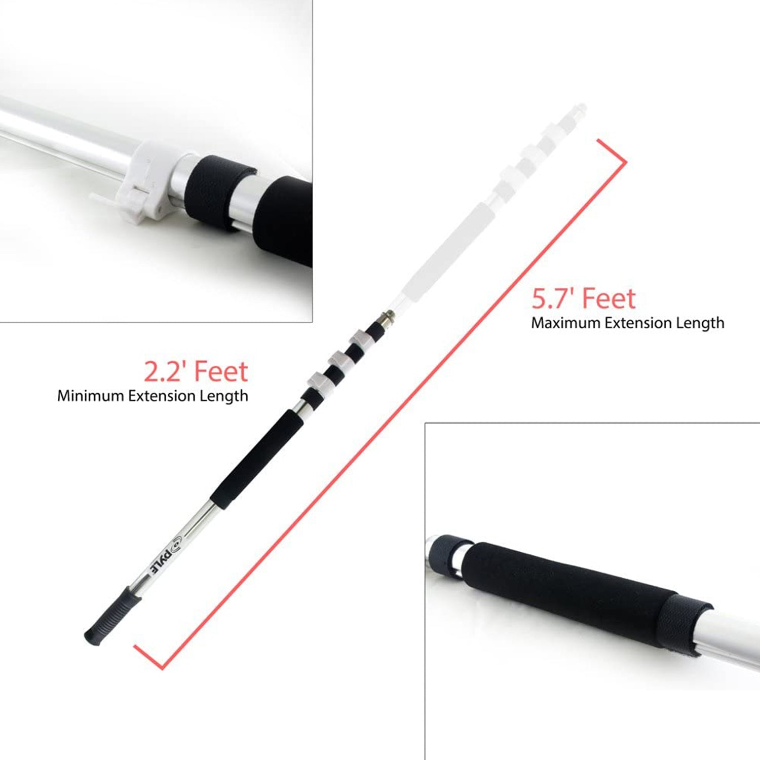 Zoom ZDM-1 Dynamic Microphone (2 Pack) & Pyle Telescoping Boom Pole (2 Pack)
