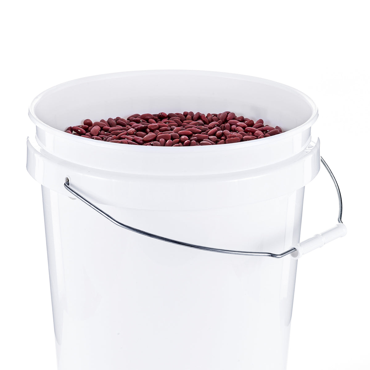 United Solutions 5 Gallon Utility Plastic Bucket with Handle, Black (5 Pack)