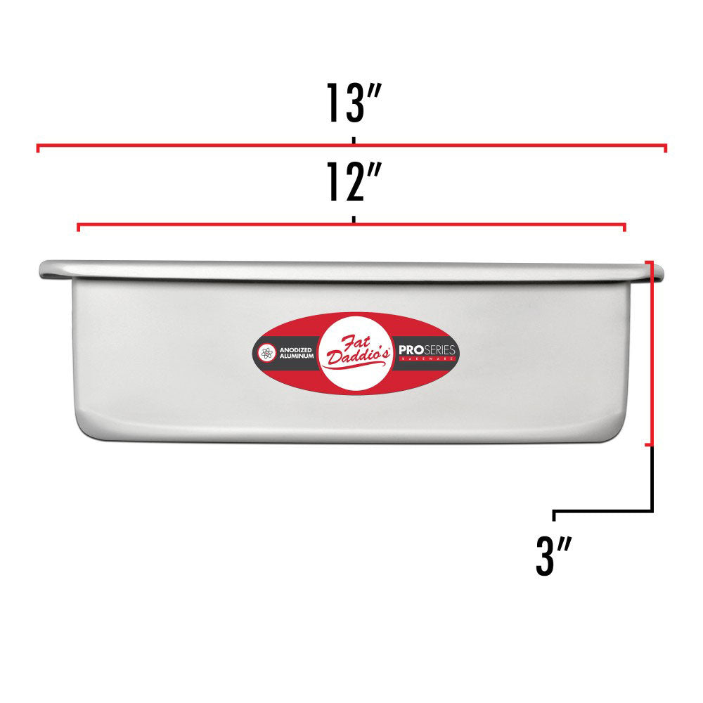 Fat Daddio's Anodized Aluminum Sheet Cake Pan with Solid Bottom (Open Box)