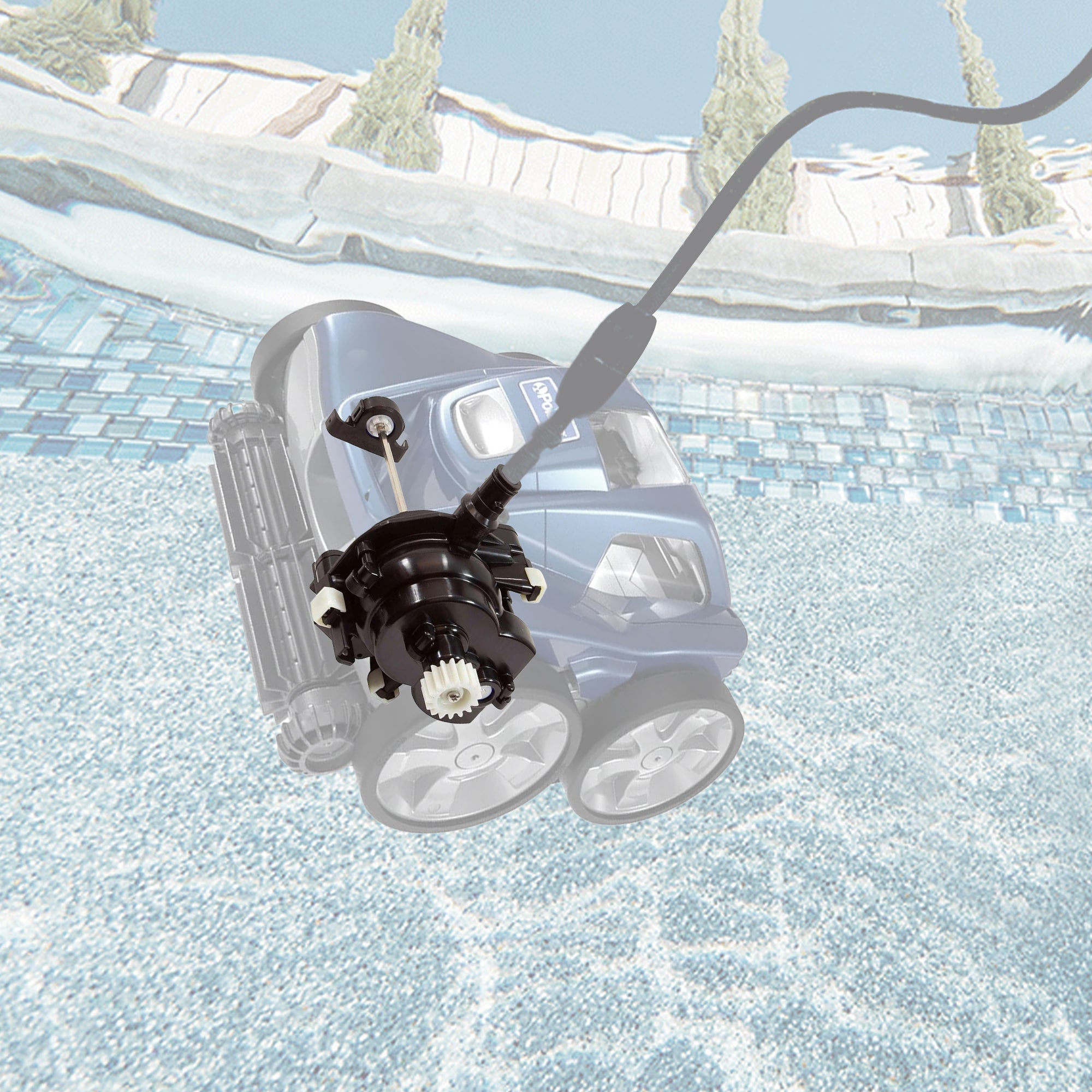 Polaris Replacement Quattro Sport Pressure Side Pool Cleaner Engine with O-Ring - VMInnovations