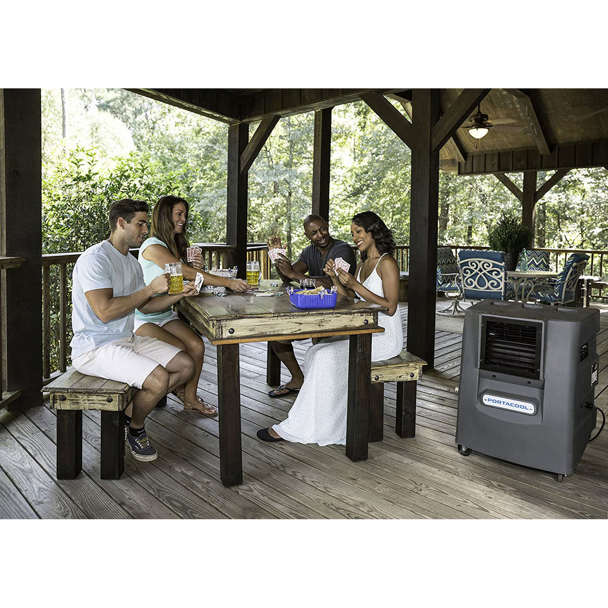Portacool Cyclone 120 Portable 500 Sq Ft Evaporative Swamp Air Cooler (Used)