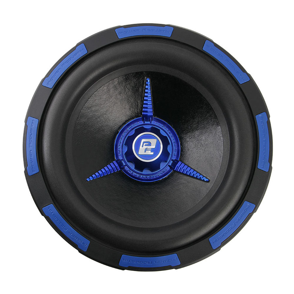 Power Acoustik Monoblock Amplifier and 2500 Watt Subwoofer, Black (2 Pack)
