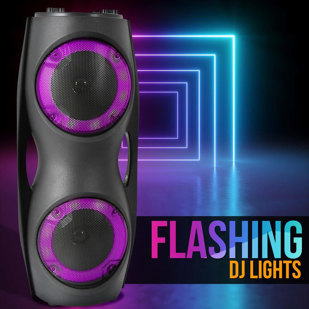 Pyle Multi-Purpose 800 W 2 Channel Bluetooth Speaker System w/ LED Lights (Used) - VMInnovations