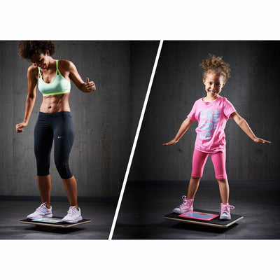 Plankpad Pro Full Body Fitness Trainer Balance Board with Training App, Black