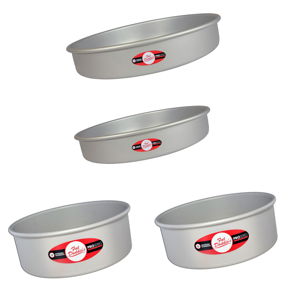 Round Pan, 12 x 3" | Round Pan, 8 x 3" | Round Pan, 10 x 3" | Round Pan, 14 x 3"