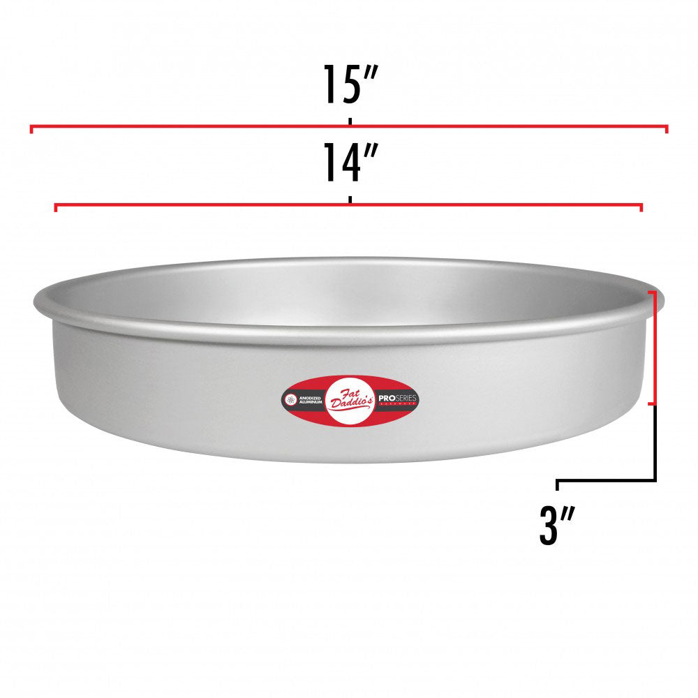 Round Pan, 12 x 3" | Round Pan, 8 x 3" | Round Pan, 10 x 3" | Round Pan, 14 x 3"