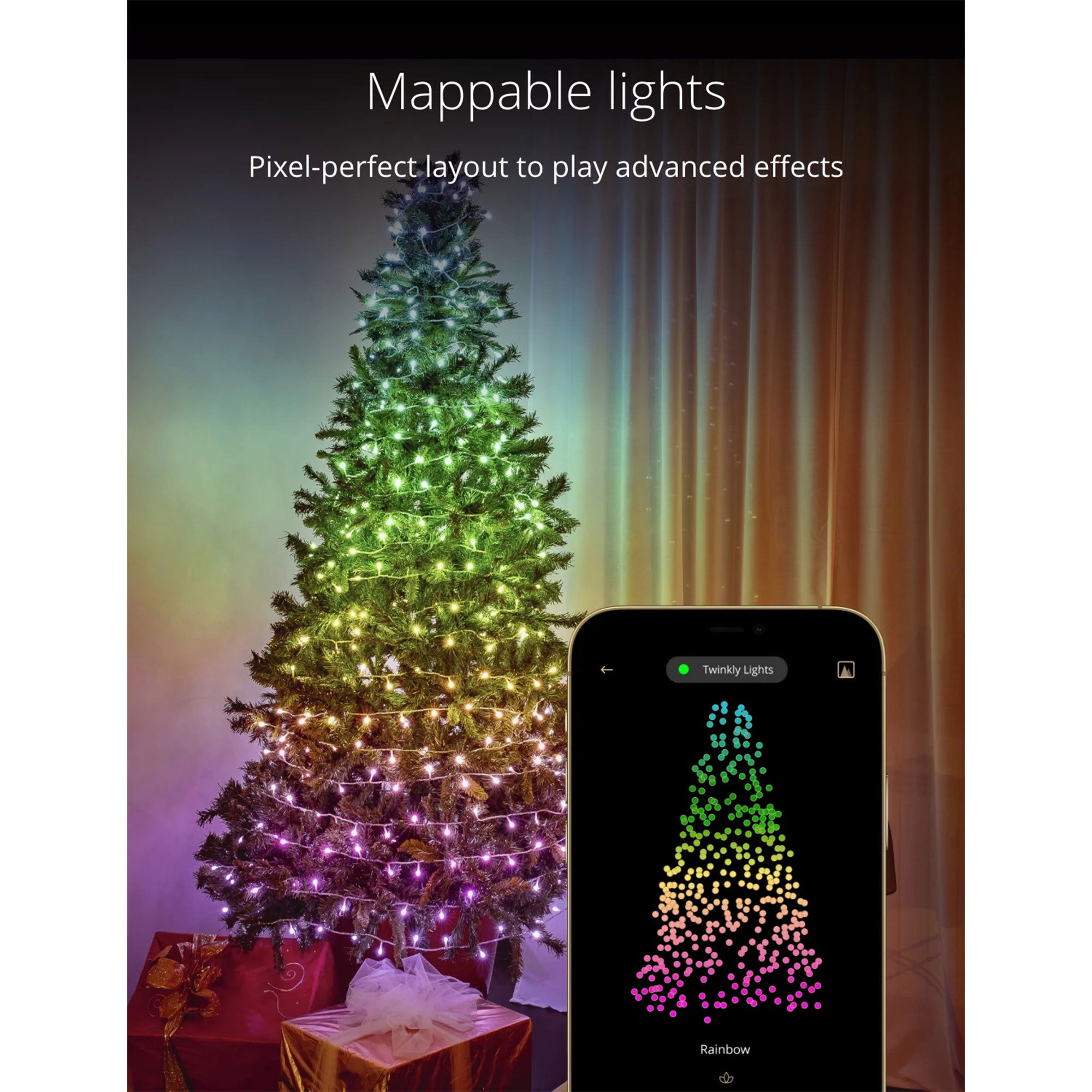Twinkly Pre-Lit Tree App-control 5' Artificial Christmas Tree (Open Box) - VMInnovations