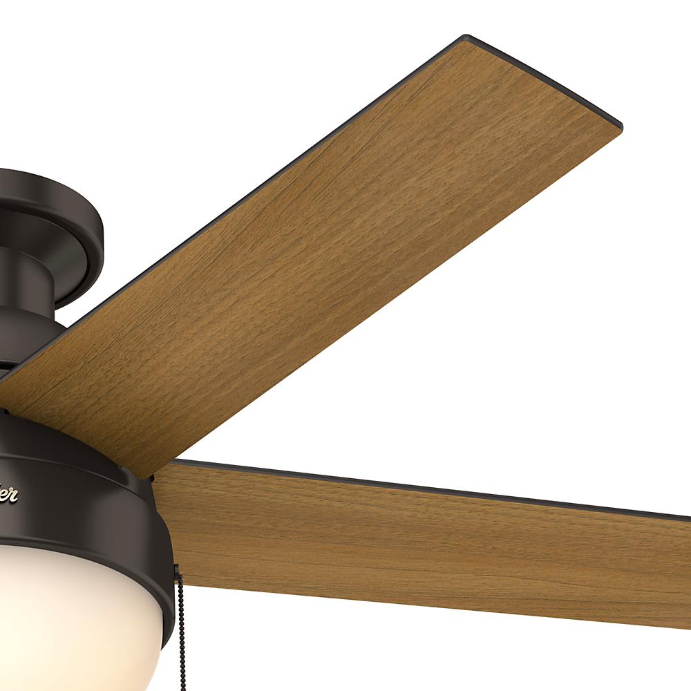 Hunter Anslee 46" Home Ceiling Fan with LED Light and Pull Chains (Open Box)