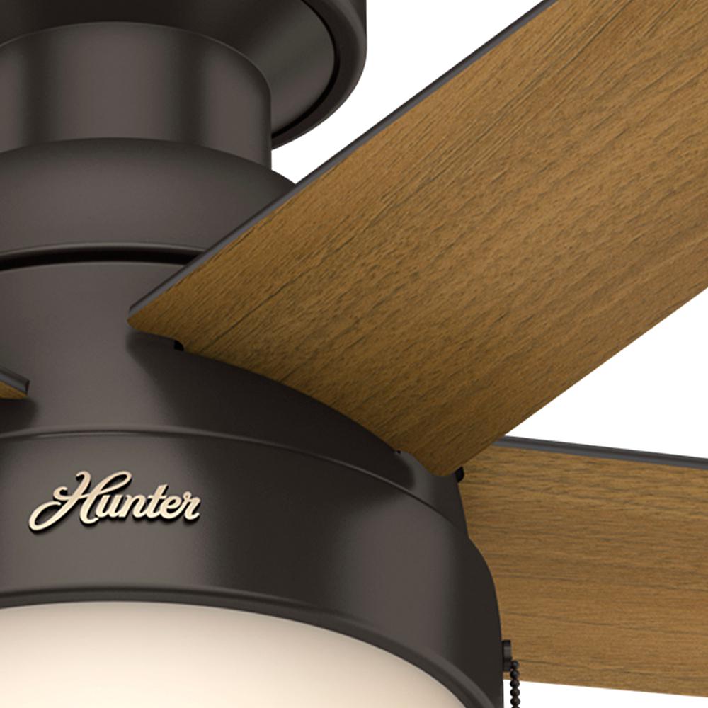 Hunter Anslee 46" Home Ceiling Fan with LED Light and Pull Chains (Open Box)