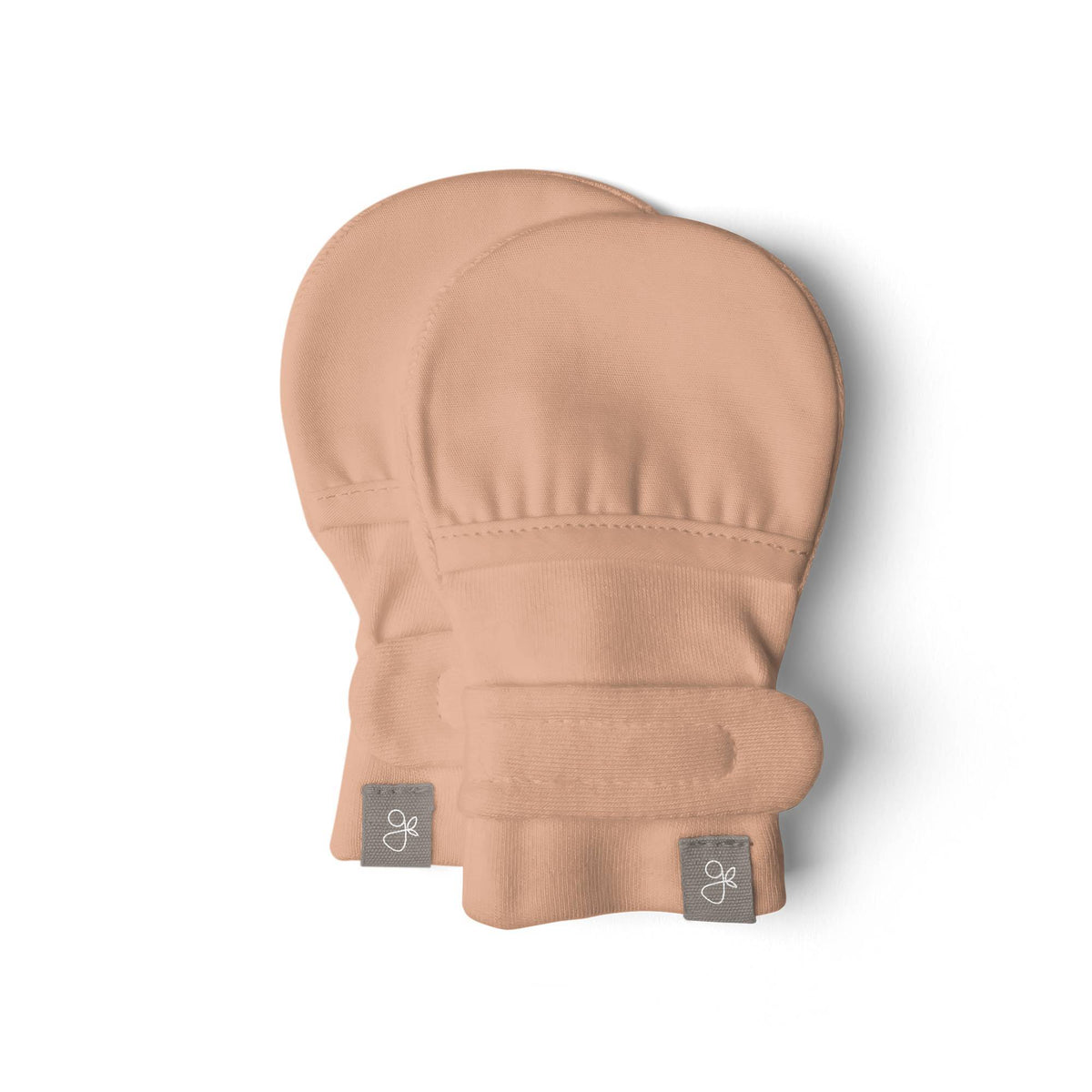 Goumikids Soft Organic Stay On No Scratch Baby Infant Mitts, 3-6M Prickly Pear - VMInnovations