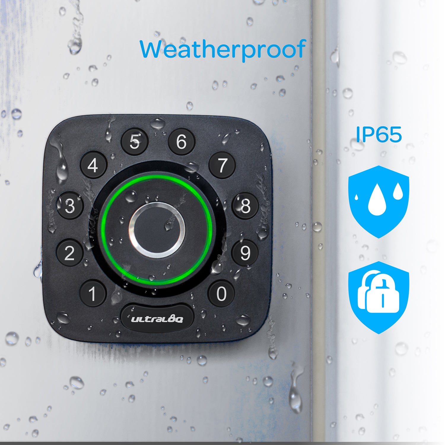 U-Tec U-Bolt Pro 6 in 1 Bluetooth Enabled Fingerprint and Keypad Smart Home Lock