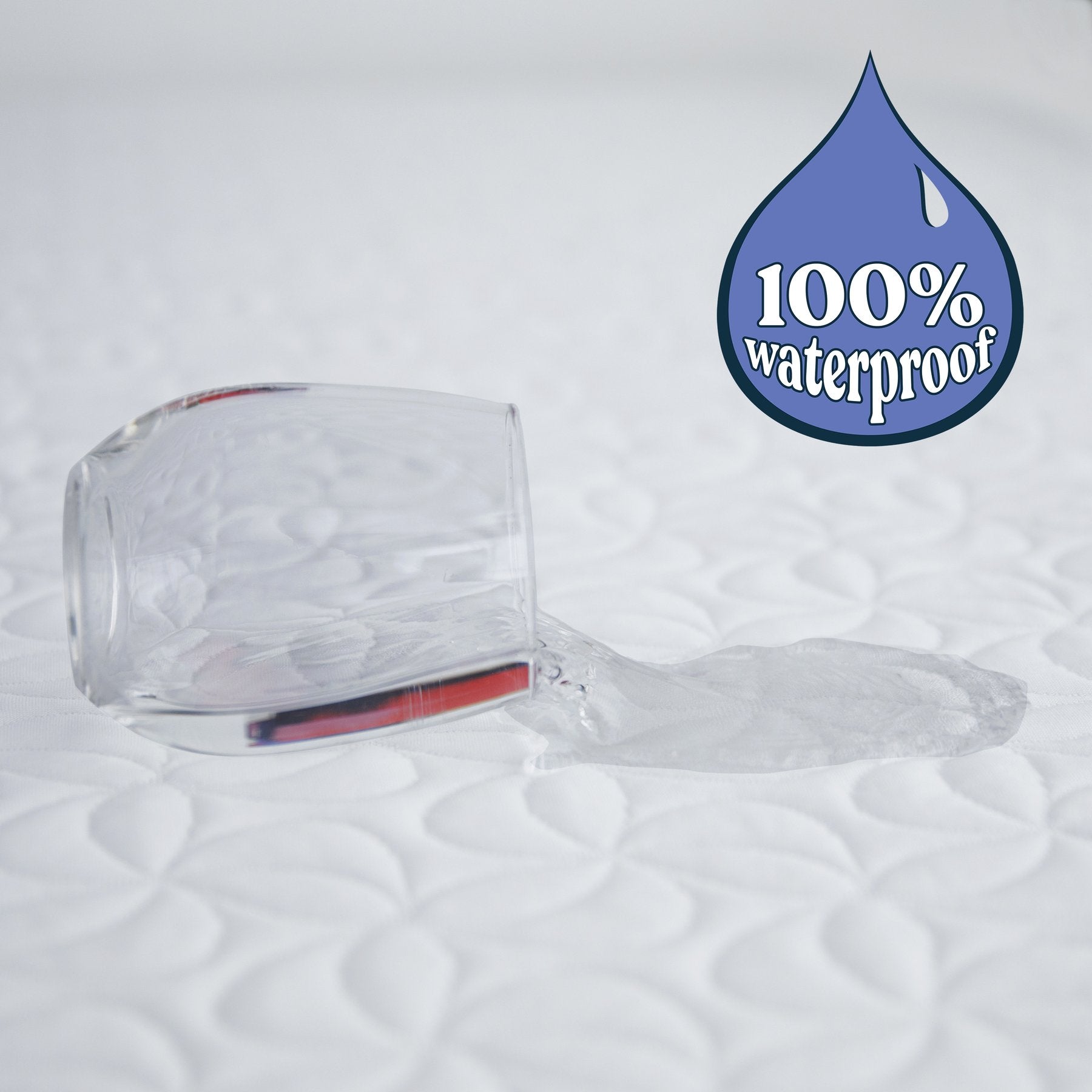 Early Bird Essentials Waterproof Breathable Fitted Mattress Protector Pad, Queen - VMInnovations