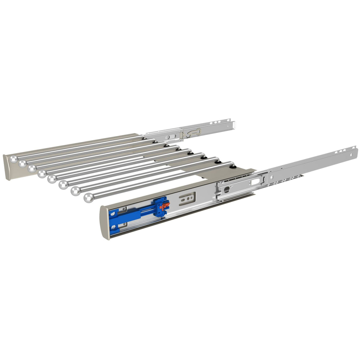 Rev-A-Shelf Sidelines PSCSL-3014SC-SC 30" Pull Out Pants Rack, Satin Chrome