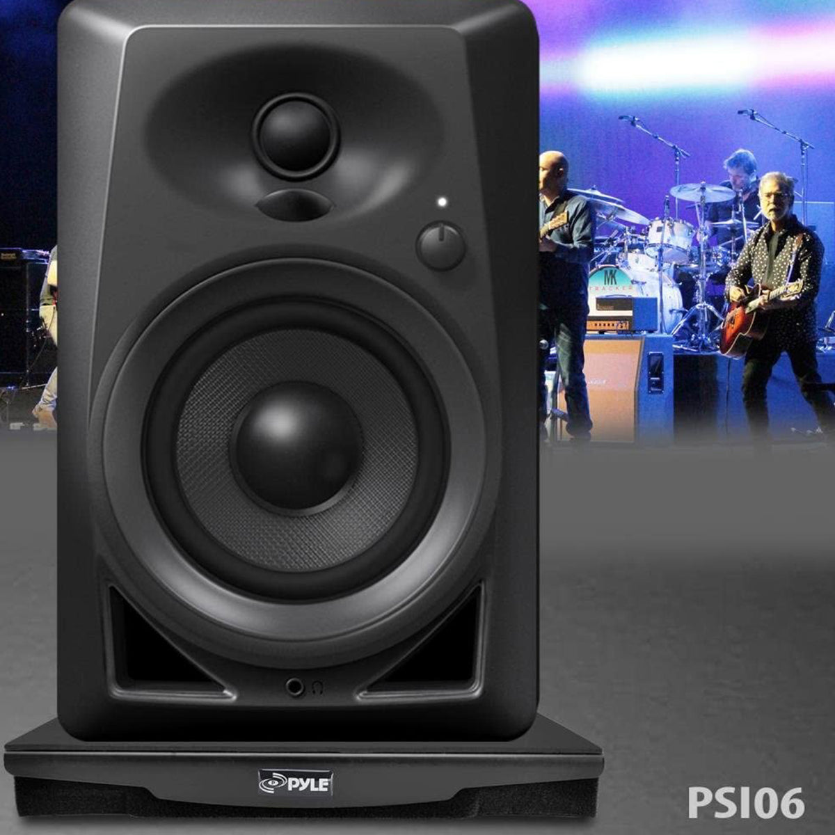 Pyle PSI06 10.4" x 13" Sound Dampening Speaker Riser Acoustic Platform(Open Box)