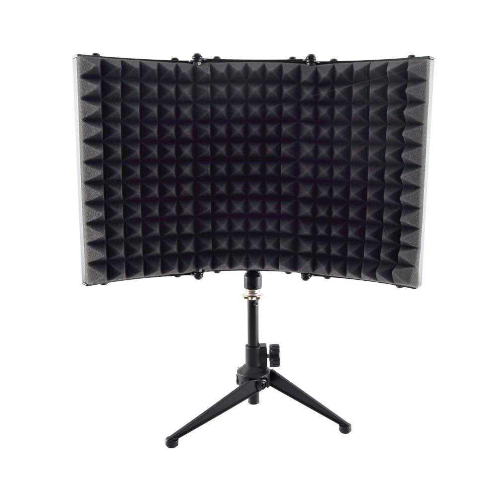 Zoom ZDM-1 Dynamic Microphone w/ PylePro Isolation Shield & Desktop Stand Bundle