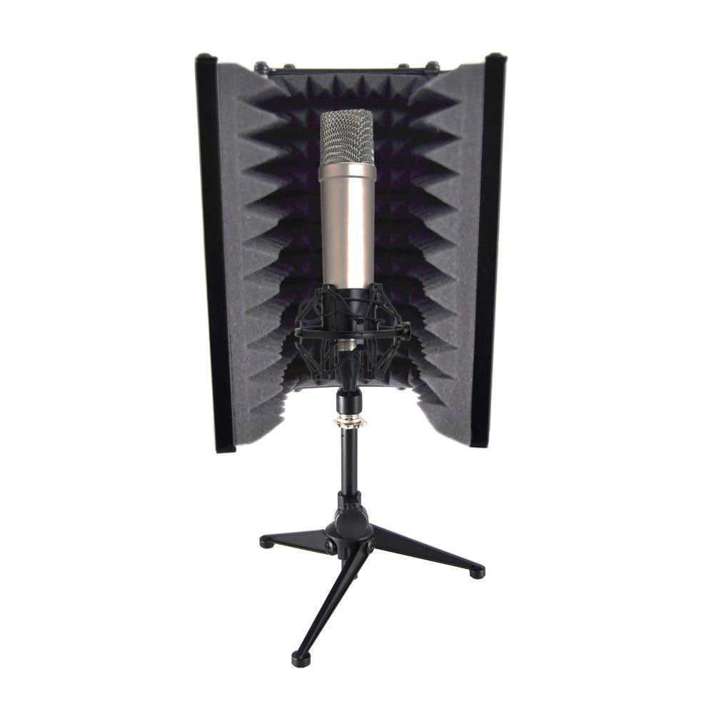 Zoom ZDM-1 Dynamic Microphone w/ PylePro Isolation Shield & Desktop Stand Bundle