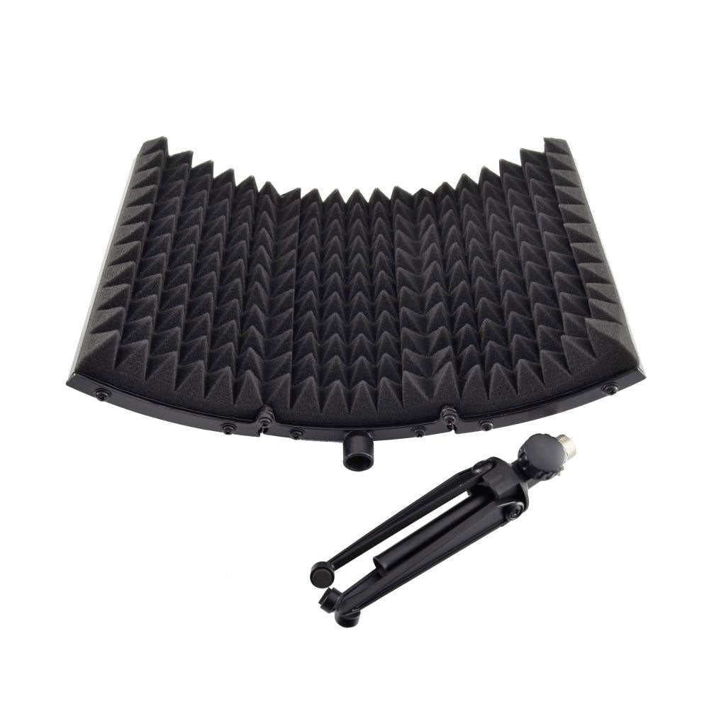 Zoom ZDM-1 Dynamic Microphone w/ PylePro Isolation Shield & Desktop Stand Bundle