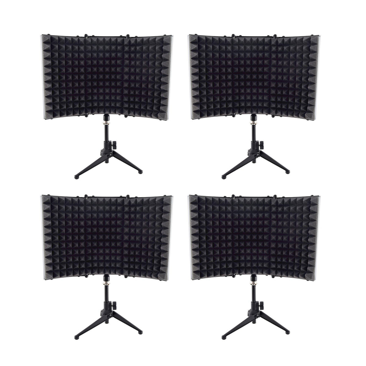 PylePro PSMRS08 Compact Noise Absorbing Isolation Shield Freestanding Mic Stand