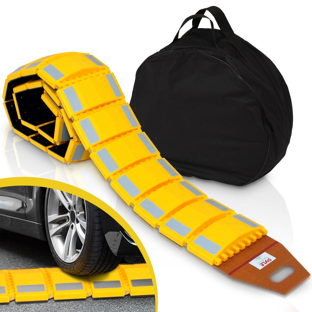 Pyle PSPD16 9 Feet Portable Car and Truck Vehicle Speed Traffic Bump with Case
