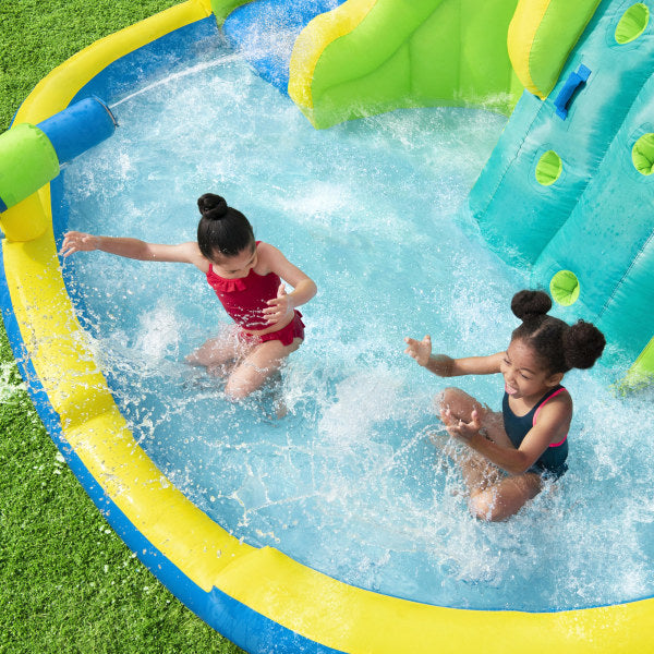Bestway H2OGO! Funfinity Splash Kids Inflatable Mega Water Park with Air Blower