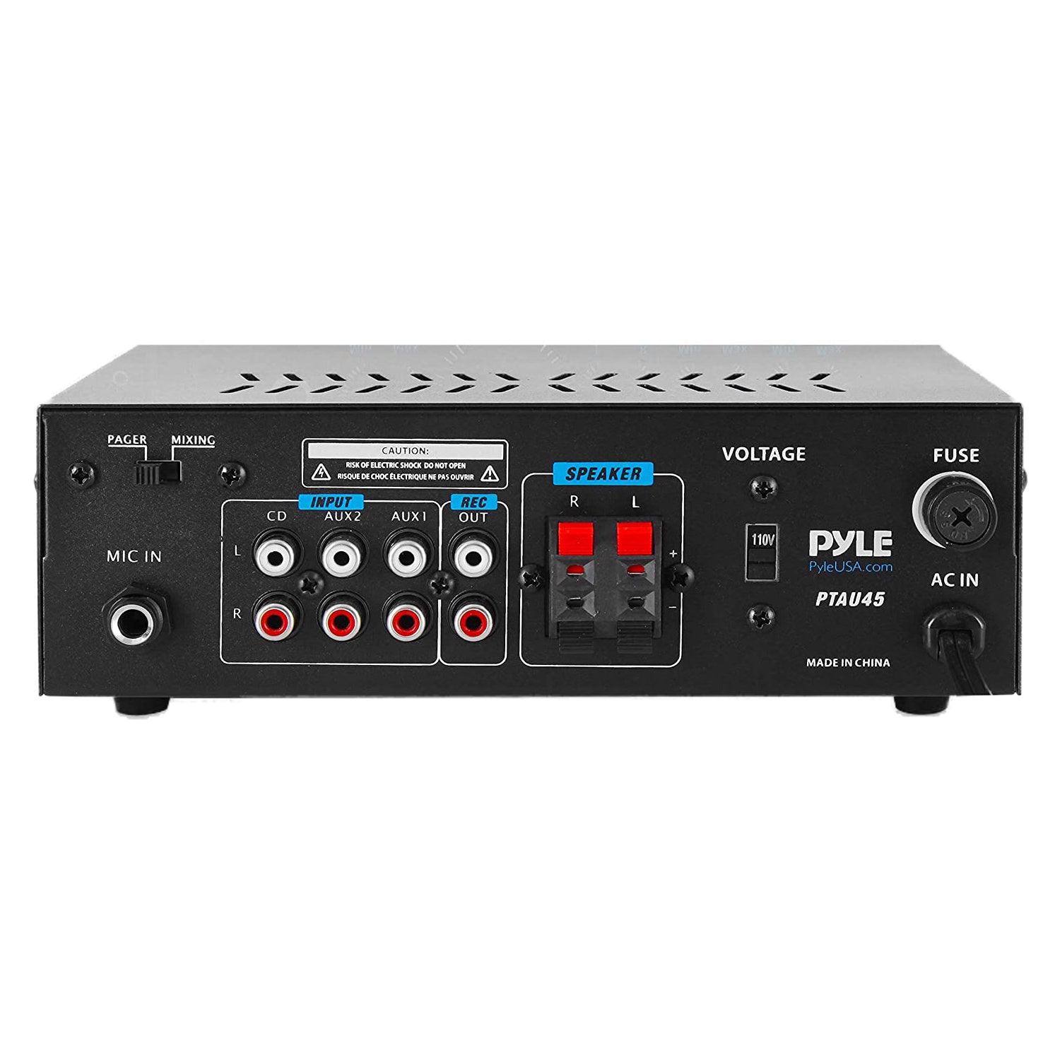 Pyle PTAU45 Bluetooth Home Audio 2 x 120 Watt 2 Channel Power Amplifier Receiver