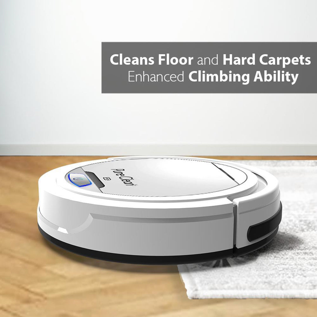Pyle PureClean Smart Robot Vacuum Powerful Home Cleaning System, White (Used) - VMInnovations