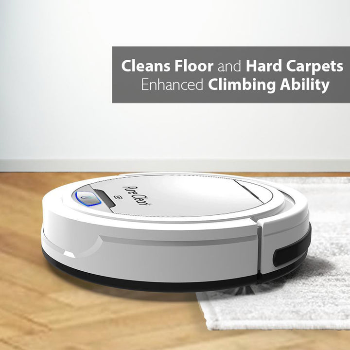 Pyle PureClean Smart Robot Vacuum Powerful Home Cleaning System, White (Used) - VMInnovations