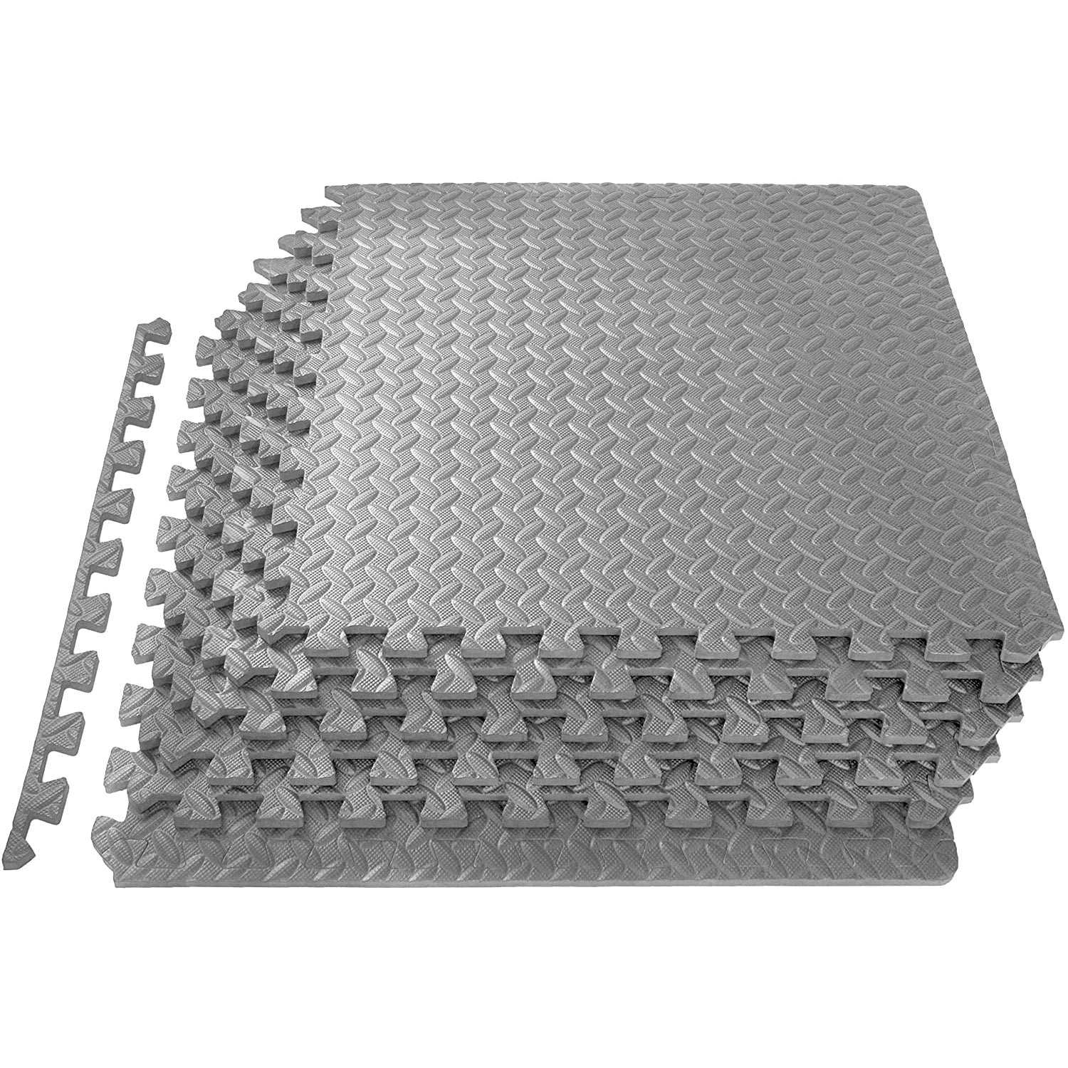 HolaHatha EVA Foam Puzzle Exercise Gym Floor Mat Interlocking Tiles (Open Box)