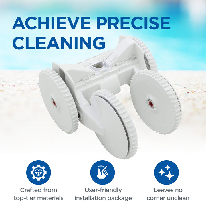 Hayward Poolvergnuegen Lower Body Conversion Pool Cleaner Kit w/ Wheel Suction - VMInnovations
