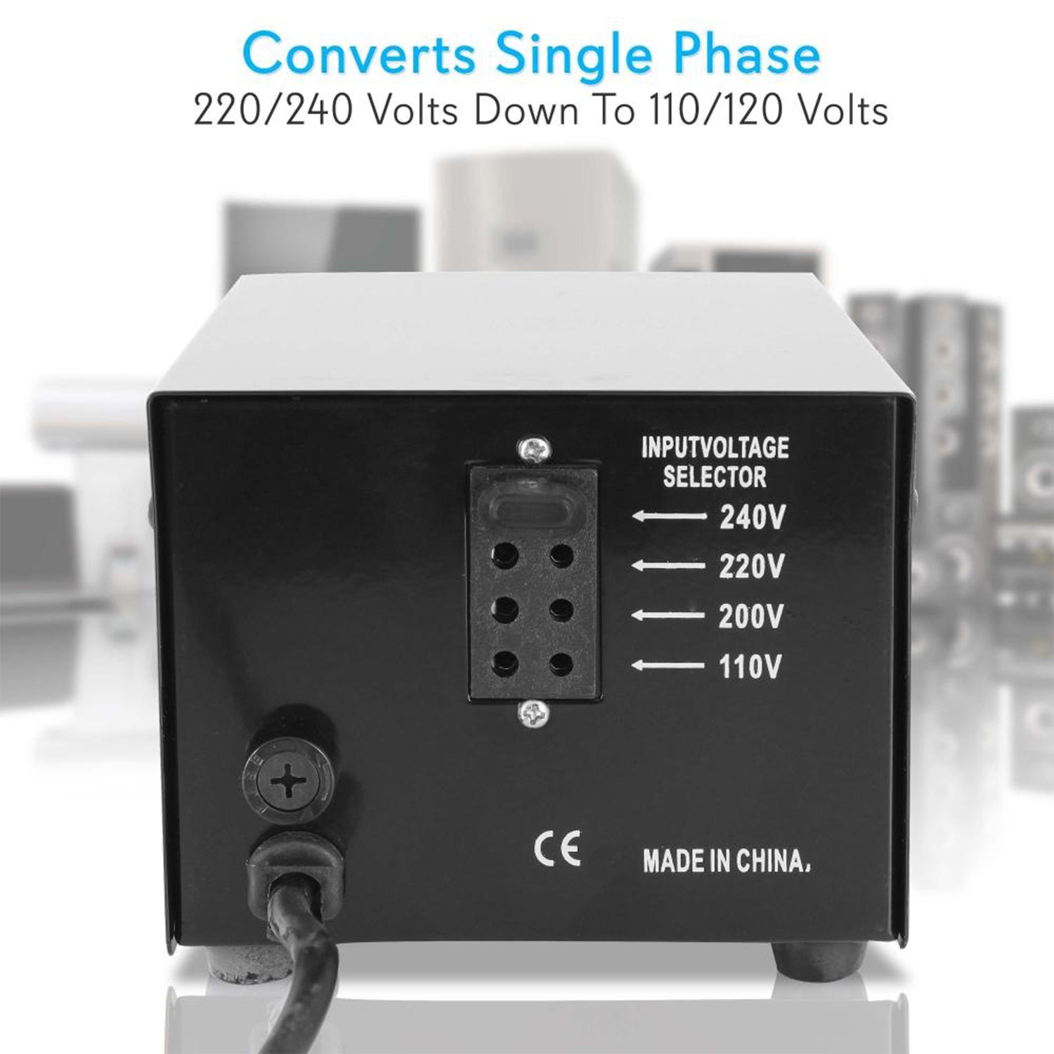 Pyle PVTC320U Step Up and Step Down 500 Watt Power Supply Voltage Converter