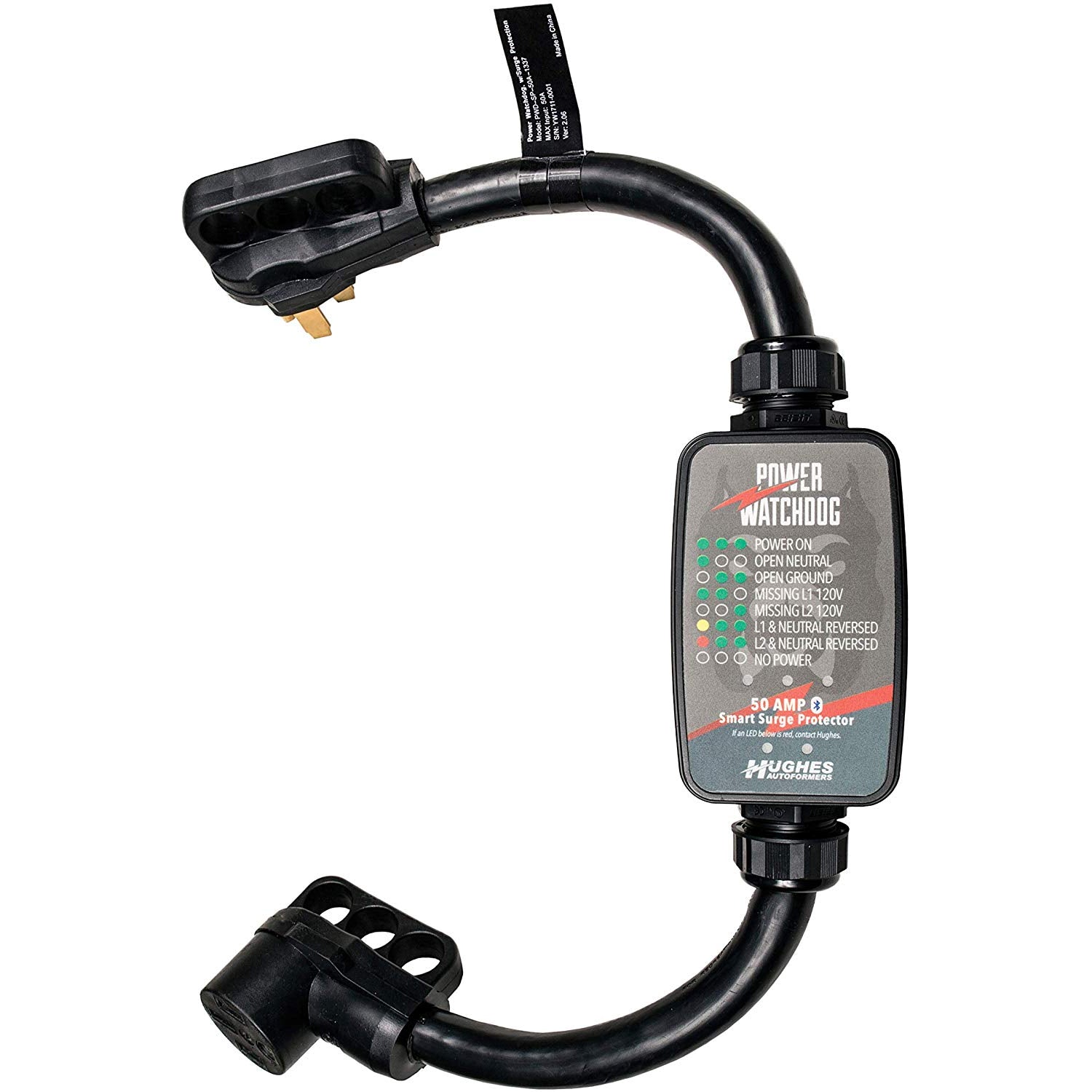 Hughes Autoformer Power Watch Dog RV Bluetooth 50 Amp Surge Protector(Open Box)