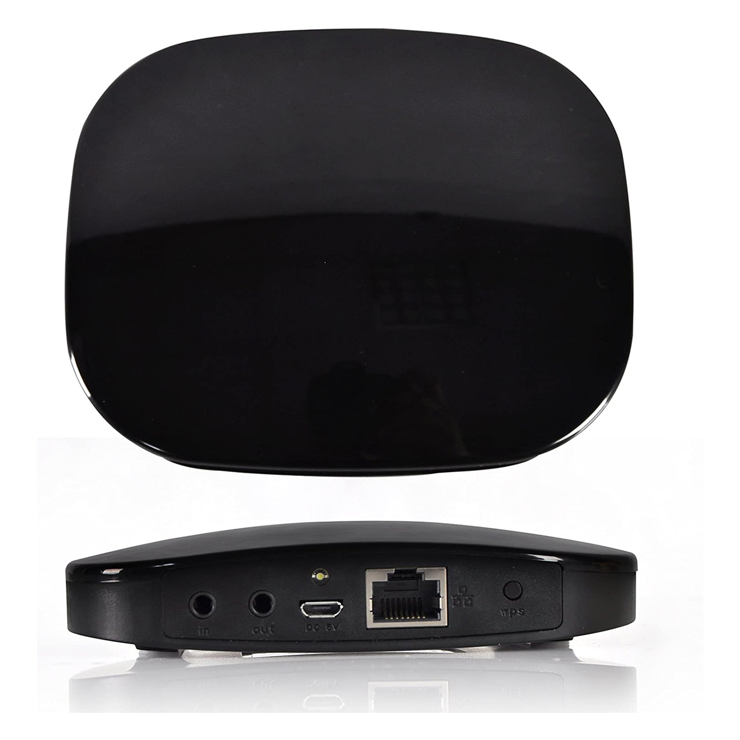 Pyle Wireless Audio Receiver for Digital WiFi File Streaming, Black (Open Box)