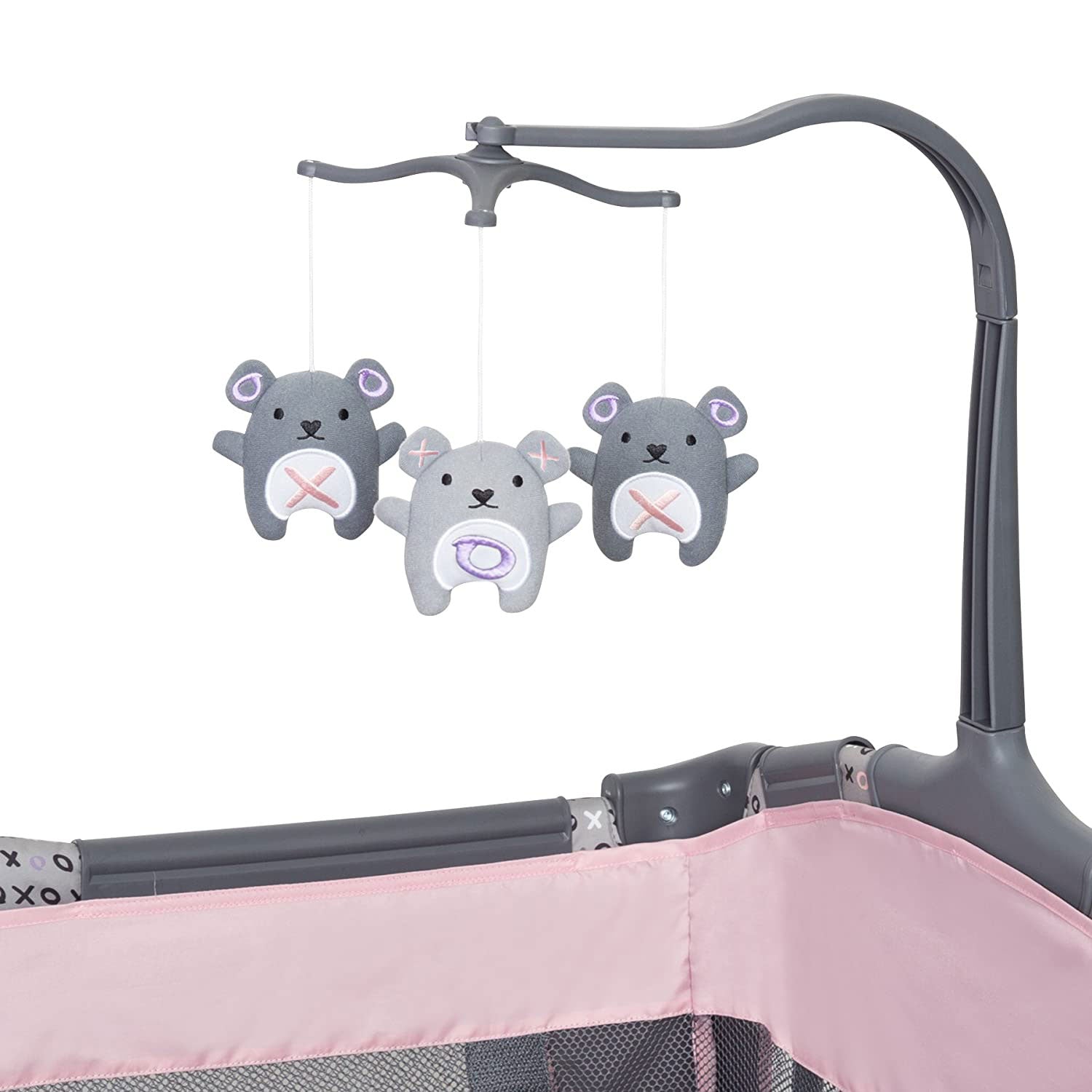 Baby Trend Portable Infant Trend-E Nursery Center with Bassinet, Starlight Pink - VMInnovations