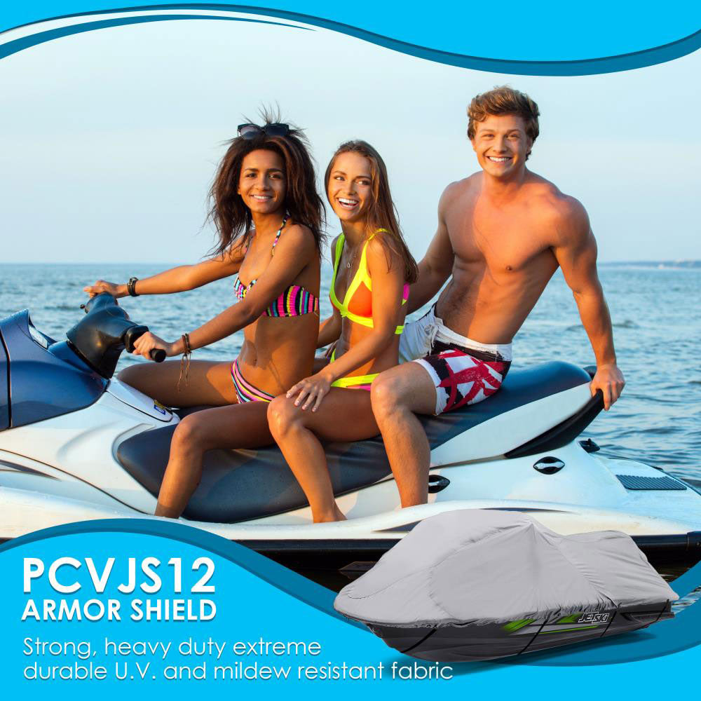 Pyle Armor Shield Universal 118 to 126 Inch Jetski Trailer/Storage Cover (Used)