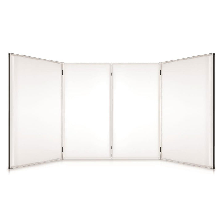 Pyle PDJFAC12 24.2 x 48 x 46 Inch DJ Booth Stand Cover Screen Scrim Panel Facade - VMInnovations