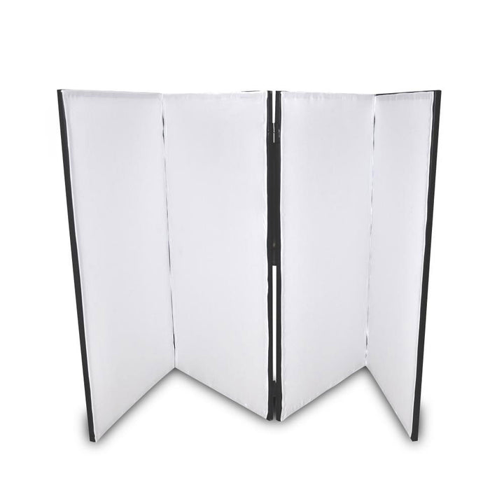 Pyle PDJFAC12 24.2 x 48 x 46 Inch DJ Booth Stand Cover Screen Scrim Panel Facade - VMInnovations