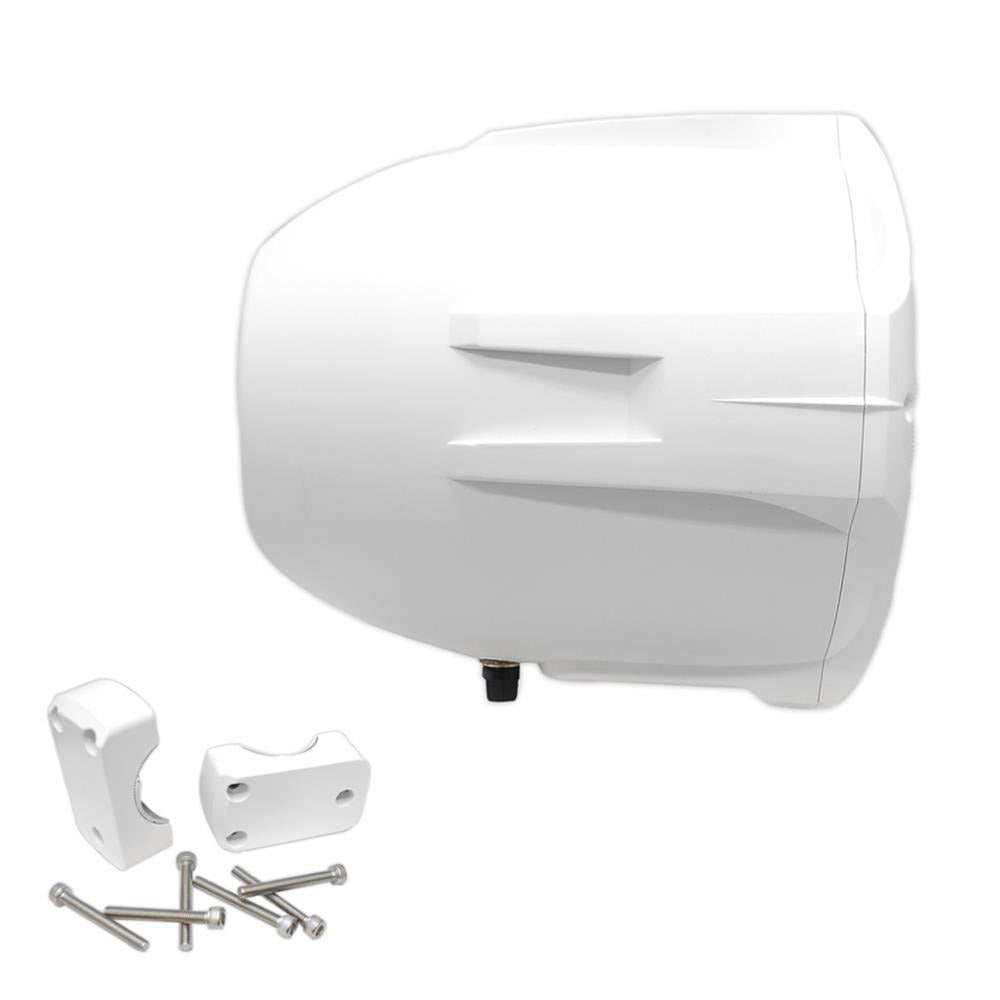 Pyle 200 Watt Dual Tower Marine Wakeboard Speakers, White (Pair) (Open Box)