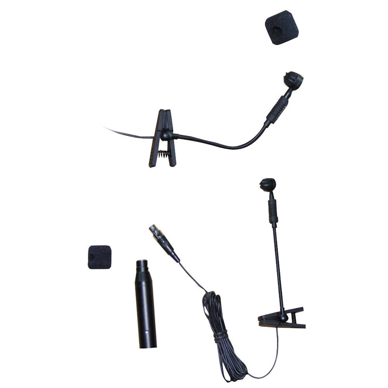 Pyle Wind Instrument/Saxophone XLR Mini Cardioid Condenser Microphone (2 Pack)