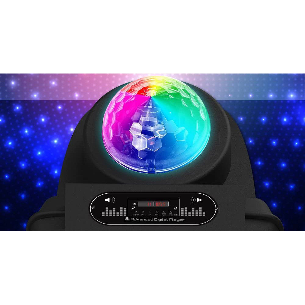 Pyle Portable 700W Outside Wireless Speaker DJ Karaoke Machine w/Fun LED Lights - VMInnovations