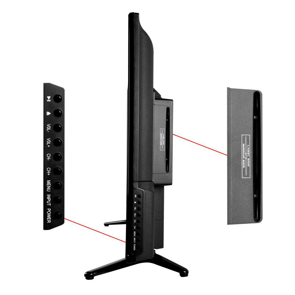 Pyle 40 Inch Widescreen 1080p LED HD TV Television w/ CD/DVD Player (For Parts)