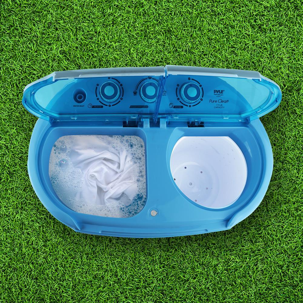 Pyle Portable Compact Mini Top Load Washing Machine and Spin Dryer Unit (Used) - VMInnovations