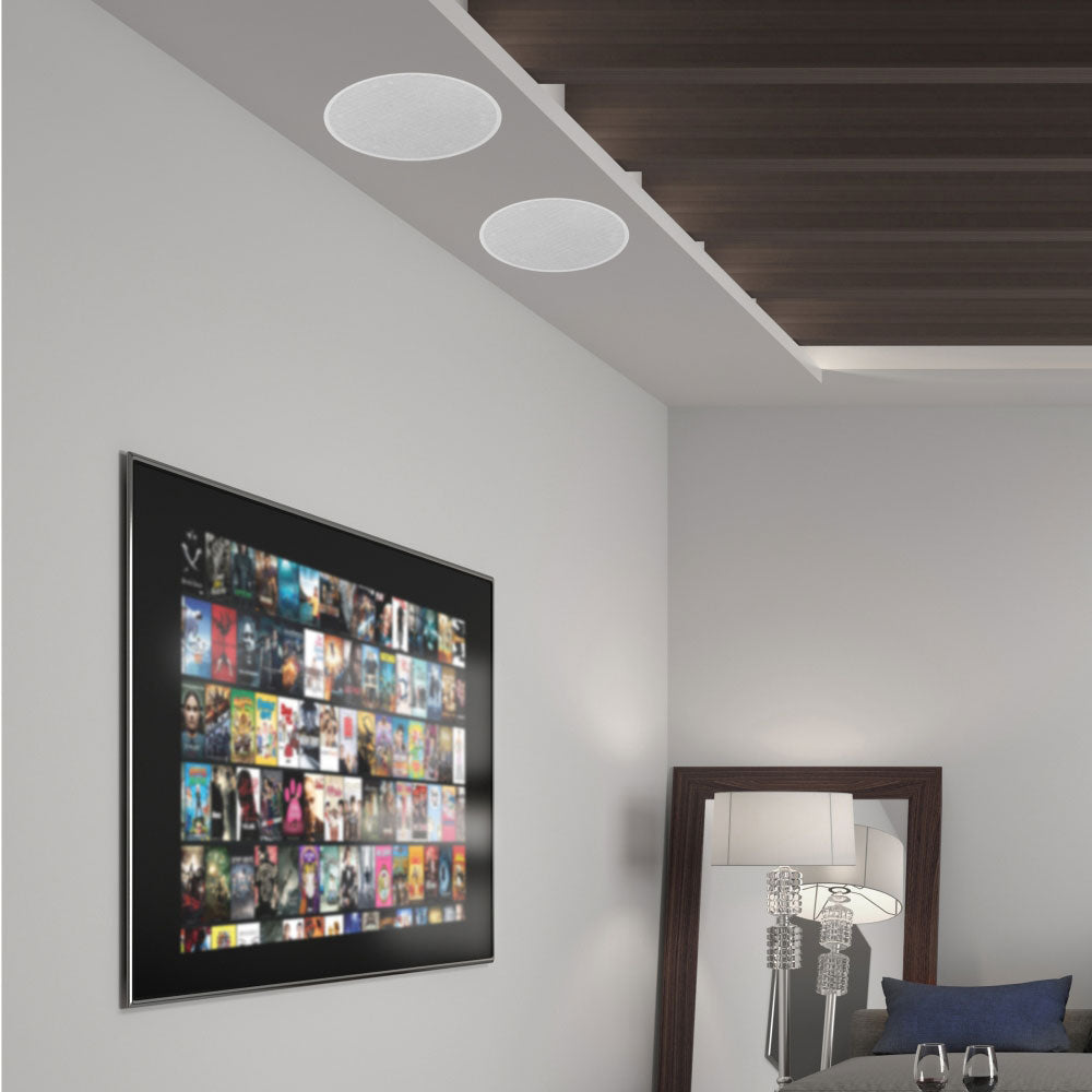 Pyle Dual 5.25" 240W In Wall/Ceiling Bluetooth Home Audio Speaker Kit (4 Pack)