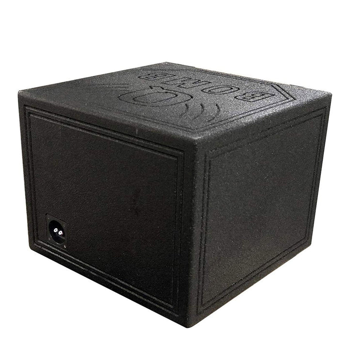 QPower QBOMB15HP Single 15 Inch Vented Side Ported Speaker Round Enclosure Box - VMInnovations
