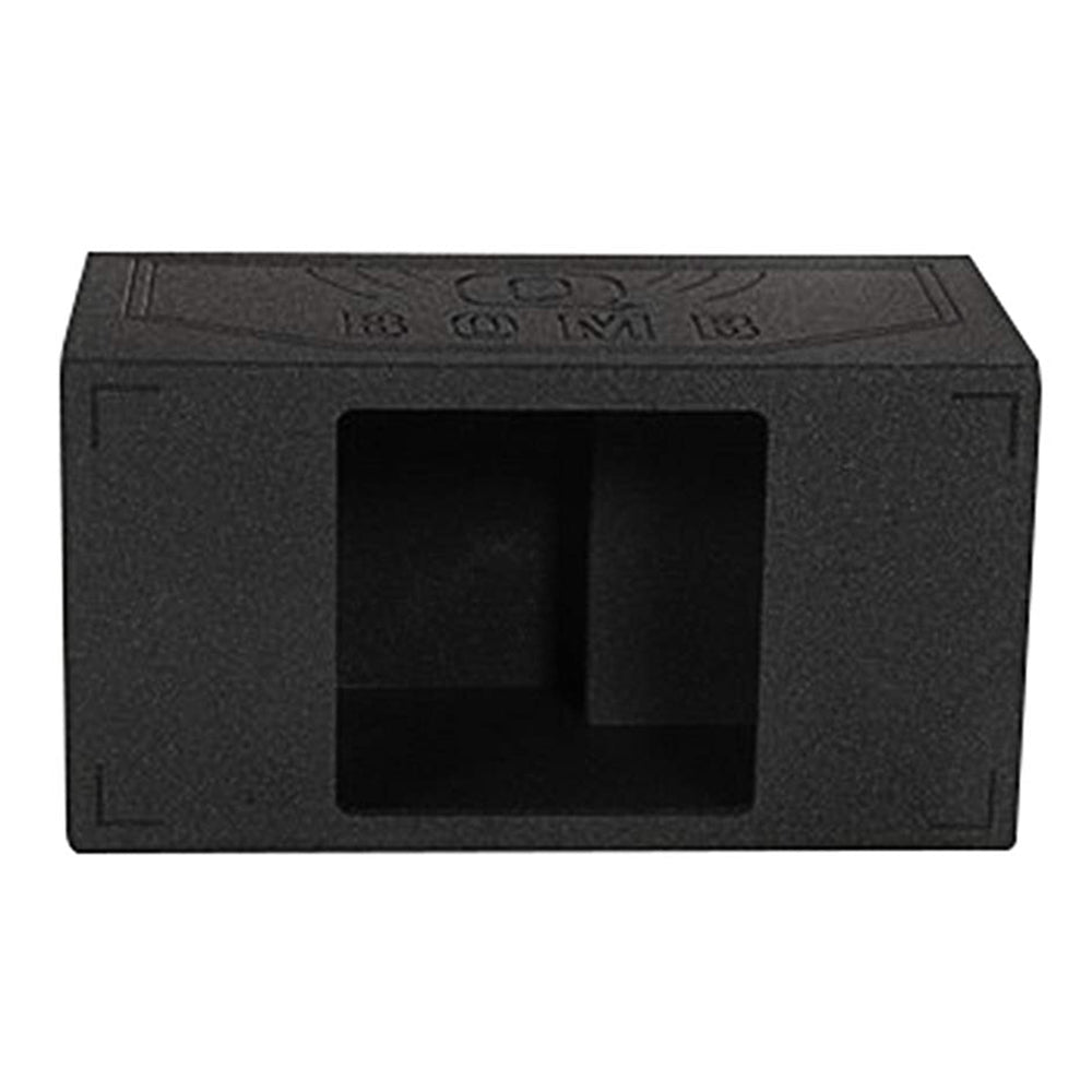 QPower Durable Single 15" Side-Vented L7 Square Subwoofer Speaker Box (Used) - VMInnovations