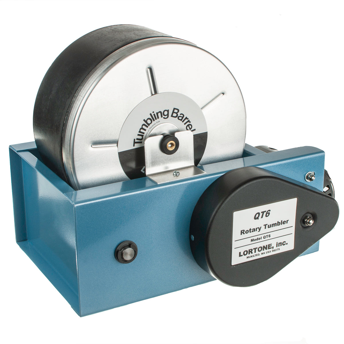 Lortone QT6 Single Barrel 6 Pound Hobby Rotary Rock Tumbler Polisher (Used)
